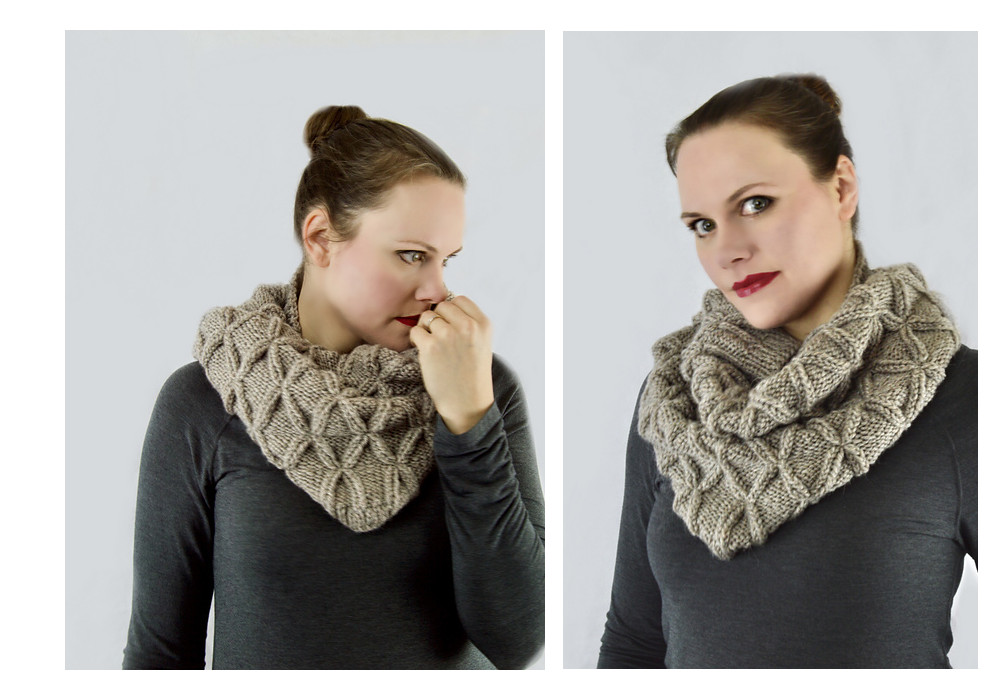 Faux cable cowl | yak