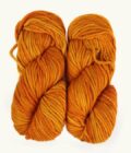 sunset orange malabrigo chunky merino wool yarn