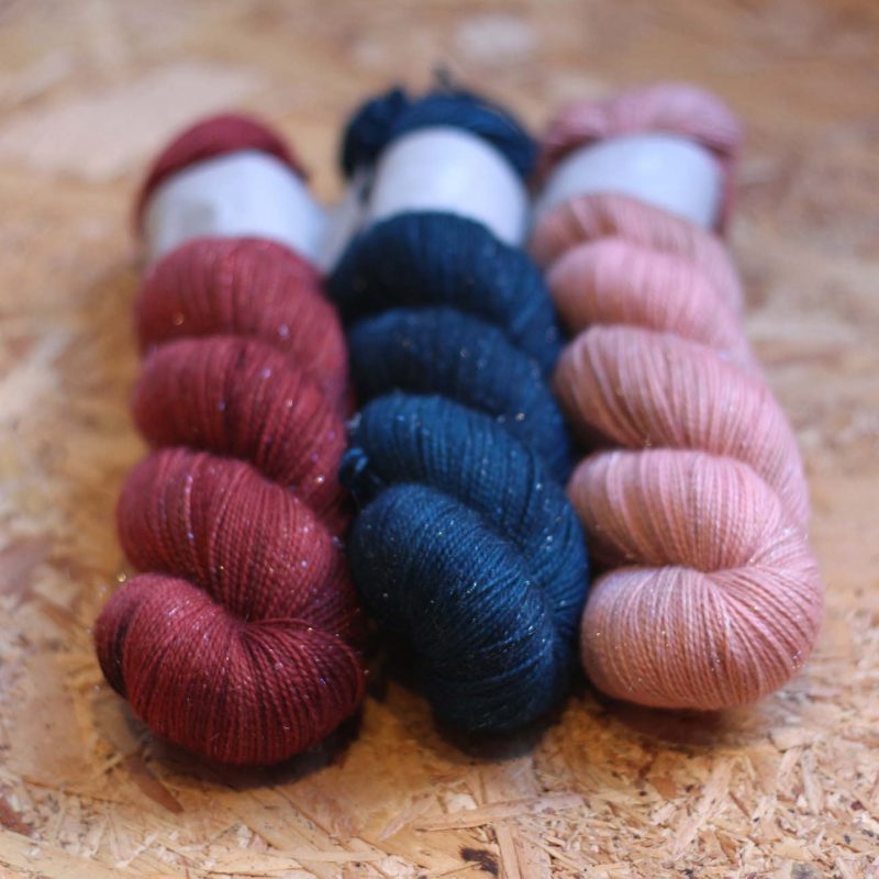 Qing, Glitter Sock Yarn, 4ply, fingering, sock yarn, stelina