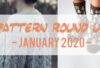 Pattern round up, january 2020, veera valimaki, renee rockwood, sangmi lee, jennifer beale