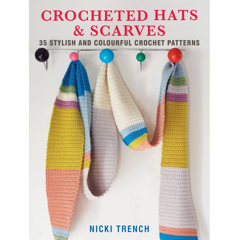 Crocheted Hats & Scarves, Nicki Trench, Book, Crochet Book