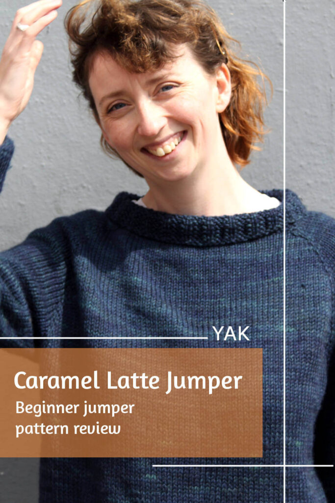 Beginner jumper pattern review caramel latte