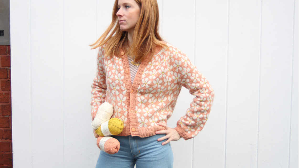 Daisied eugenie cardigan summer wool featured image | yak