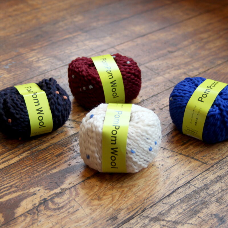 Pom Pom Wool, Daruma, Japan, Wool, Aran