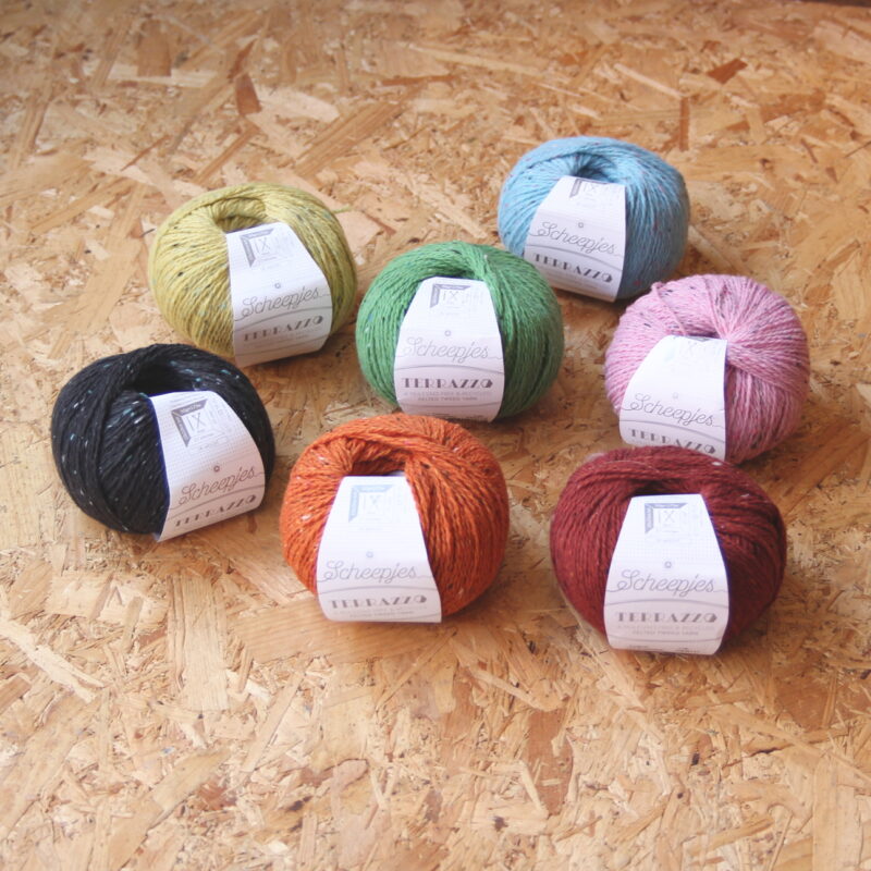 terrazzo, scheepjes, DK, double knit, tweed yarn