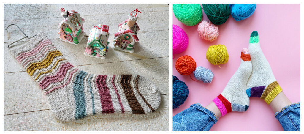 Summer Lee, Audrey Sets, Beehive Yarns, Sock, Hand-dyed Yarn, Christmas 2022