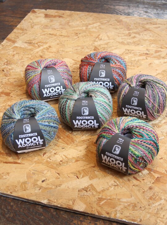 footprints, wool-addicts, sock-yarn