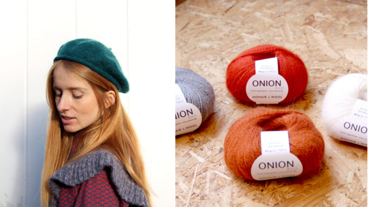 Knitting with wool + mohair: eugenie’s best beret