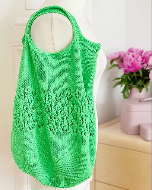 Summer tote in jelly bean green