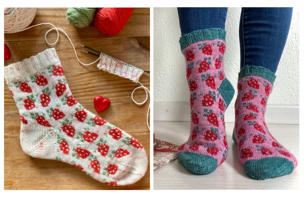 Berry special socks stone knits 3 hand knitted socks blog | yak