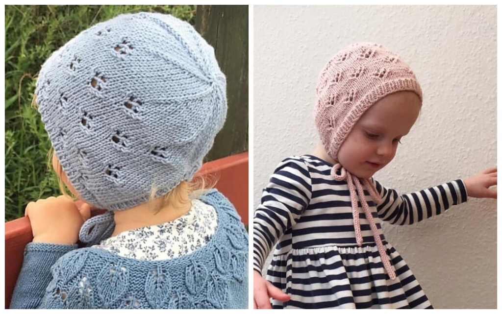 Sandnes garn merinoull baby patterns rigmors bonnet petiteknit